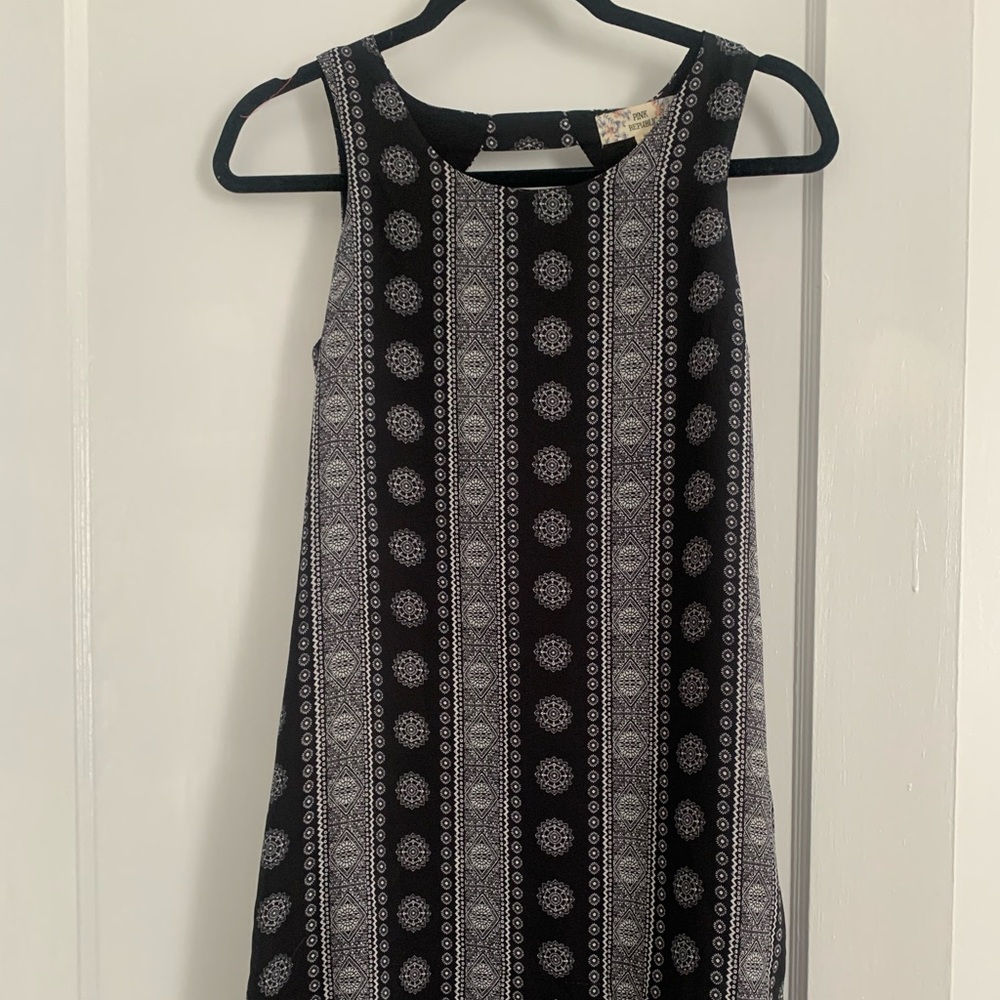Black and white dress